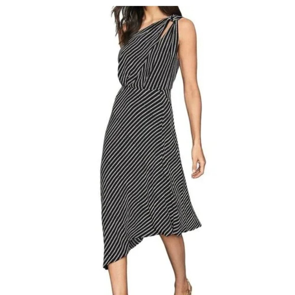 Reiss Della-Printed Strappy Midi Dress